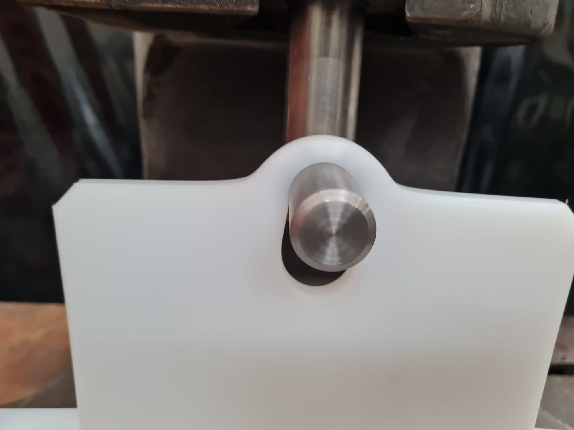 PE1000 hole deformation without failure under destructive testing