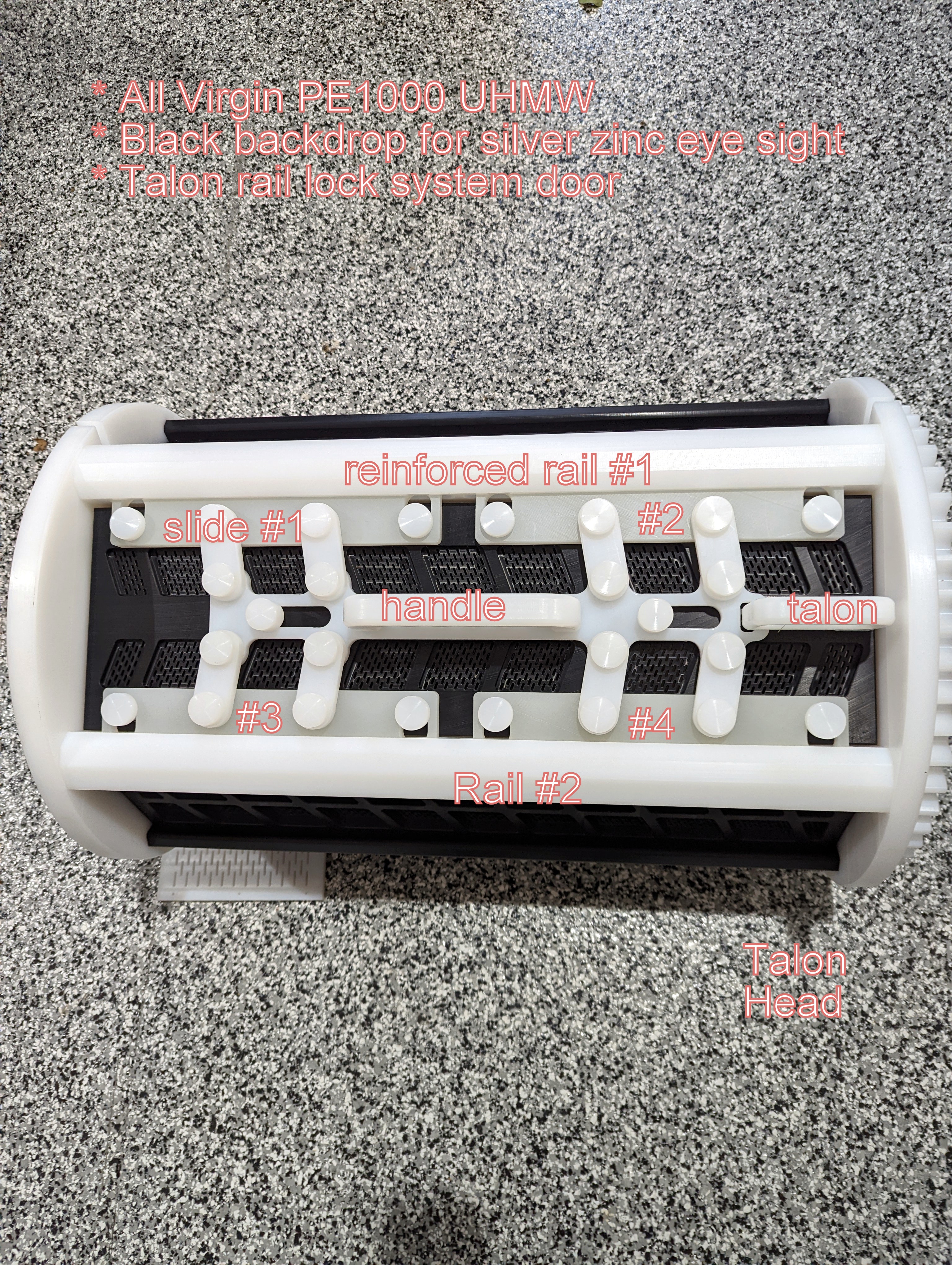 Eagle PE1000 barrel door design detail